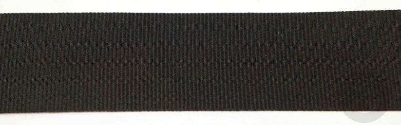 Grosgrain ribbon - black - width 5 cm