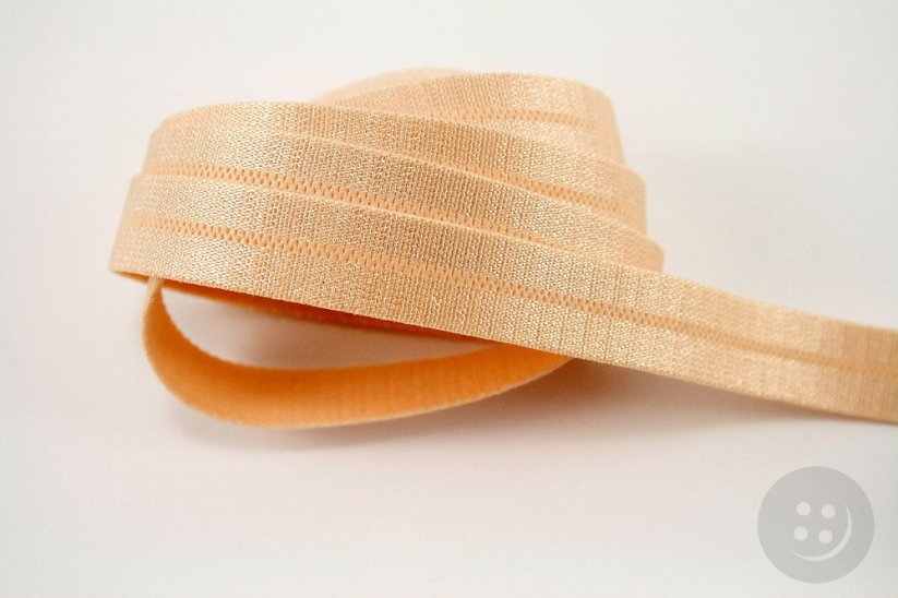 Ramienková guma - béžová - šírka 1,5  cm