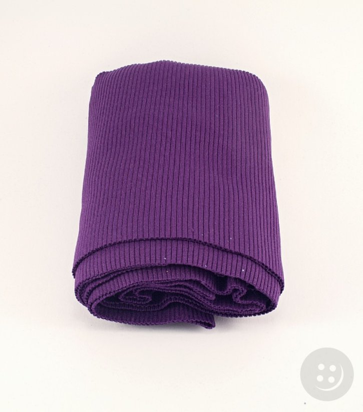 Polyesterový náplet - fialová - rozměr 16 cm x 80 cm
