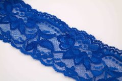 Elastic lace - royal blue - width 5 cm