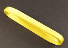 Luxuriöses Satin-Ripsband - Breite 1 cm - Zitronengelb
