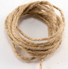Natural jute string - dark gray - diameter 0.45 cm