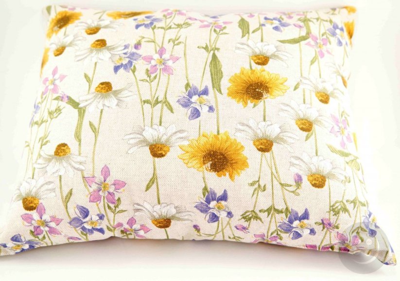 Herbal pillow for peaceful sleep - meadow - size 35 cm x 28 cm