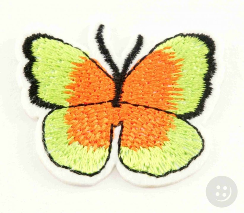 Iron-on patch - Butterfly - dimensions 4 cm x 3,5 cm