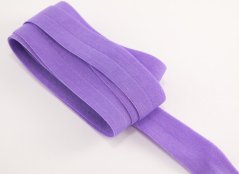 Lemovací pruženka - středně fialová matná - šířka 2 cm