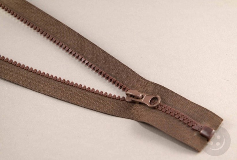 Dělitelný kostěný zip - délka (30 - 95 cm) - různé barvy
