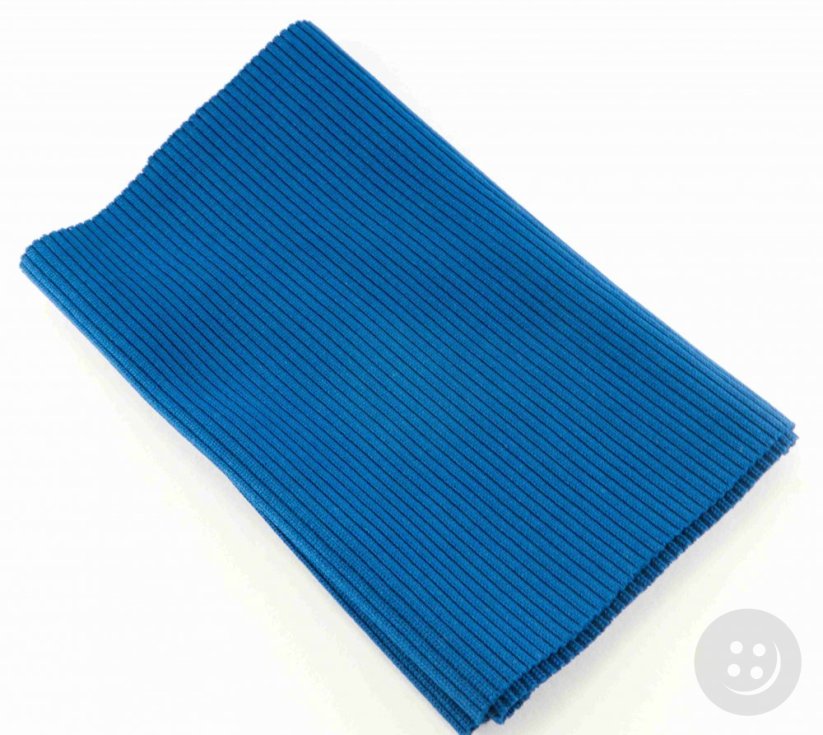 Polyester Bündchen - königsblau
