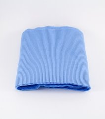 Polyester Bündchen - hellblau - Größe 16 cm x 80 cm