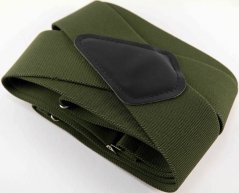 Herren Hosenträger - khaki - Breite 5 cm