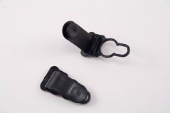 Kunststoffsamt – schwarz – Loch 1,1 cm