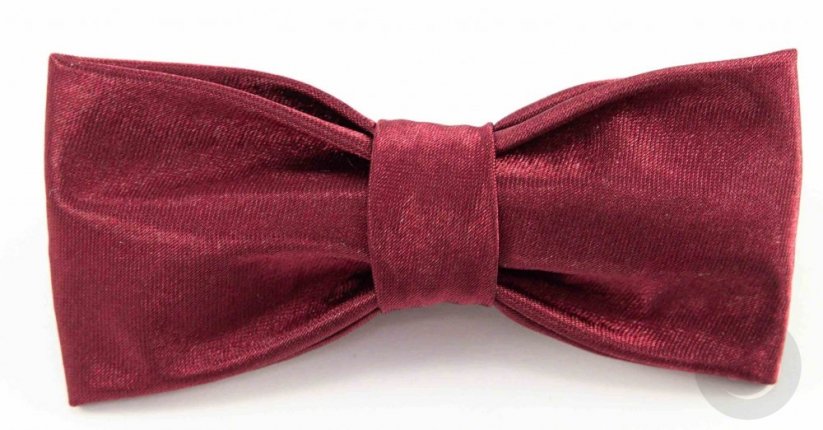 Men's bow tie - burgundy