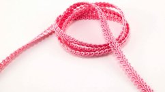 Decorative braid - pink - width 1 cm