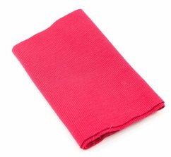 Cotton knit - red - dimensions 16 cm x 80 cm