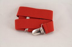 Kinder Hosenträger - rot - Breite 2,5 cm
