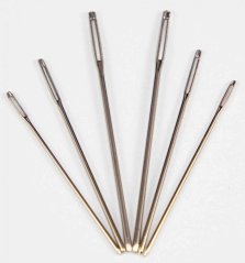 Blunt embroidery needles - 6 pcs - No. 18 - 22 - length 3.7 - 5 cm