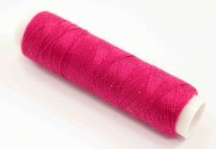 Polyester thread 100 m deep pink