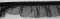 Elastický volánik so strieborným lemovaním - čierna, strieborná - šírka 1,7 cm