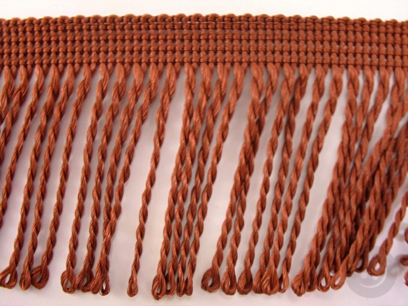 Fringes - cinnamon - width 6 cm