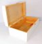 Extra big set of sewing supplies in a white wooden box
