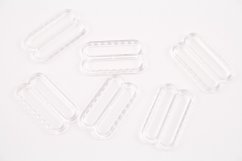 Plastic shortener - transparent - pulling hole width 2 cm