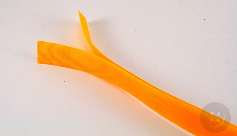 Sew-on velcro tape - yellow - width 2 cm