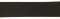 Rypsová stuha - černá jemnější - šířka 1,5 cm