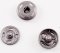 Metallverschluss - dunkles Nickel - Durchmesser 2,1 cm
