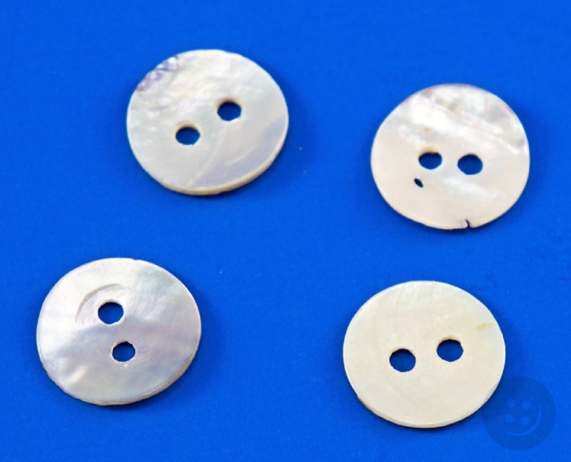 Perleťový gombík - priemer 1 cm