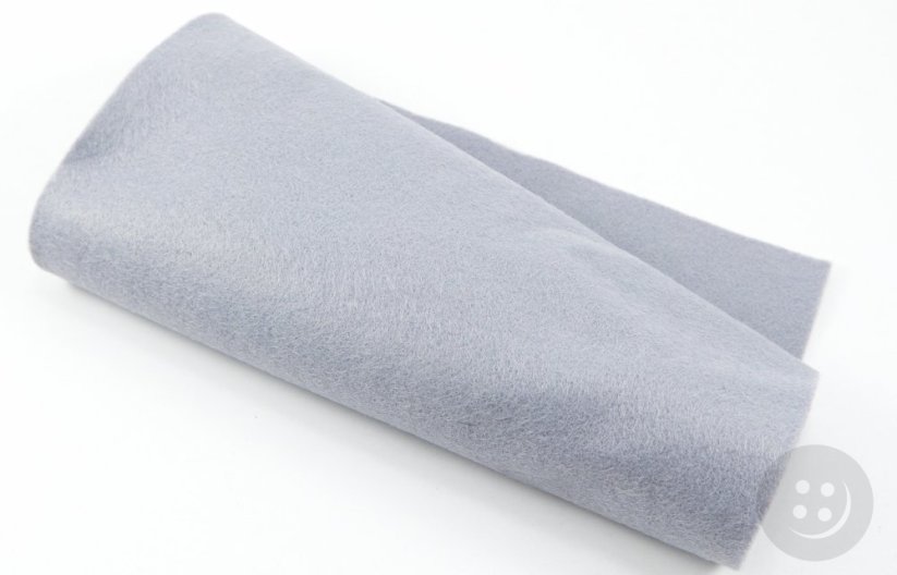Fabric decorative felt - gray