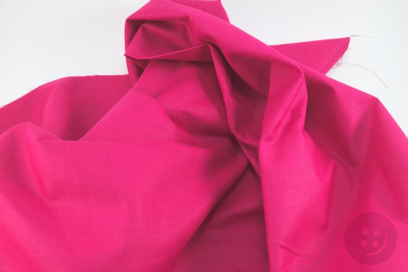 Cotton canvas - bright pink - width 150 cm