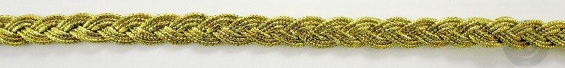 Metallic gimp braid trim - gold - width 0,8 cm