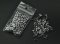 Silver plated beads, 0.4 cm diameter