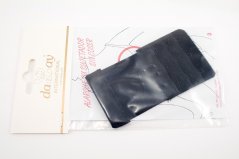 Vkládací podprsenkový prodlužovač obvodu - černá - 5,5 x 10,5 cm - rozteč háčků 2 cm