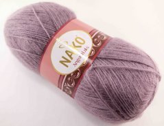 Priadza Angora luks - vintage fialová - 10155