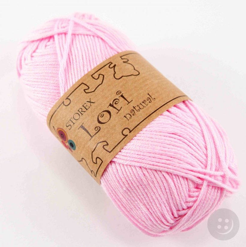 Yarn Lori natural - light pink - 04