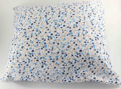 Herbal pillow Citrus calm - blue flowers with stems - size 35 cm x 28 cm