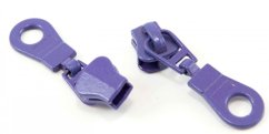 Schieber für Plastikreißverschluss - Violett - Größe 5