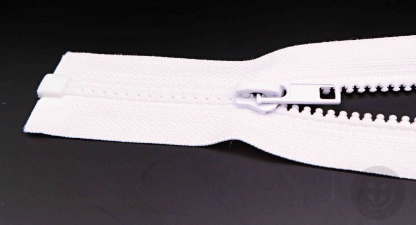 Dělitelný kostěný zip - délka (30 - 95 cm) - různé barvy
