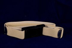 Kindergürtel - beige - Breite 2,5 cm