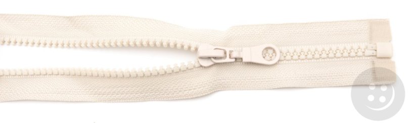 Plastic open-end zippers cubes - length (30 - 95 cm) - various colours