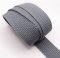 Polypropylene strap - medium gray - width 2 cm