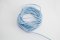 Clothing polyester cord - light blue - diameter 0.3 cm