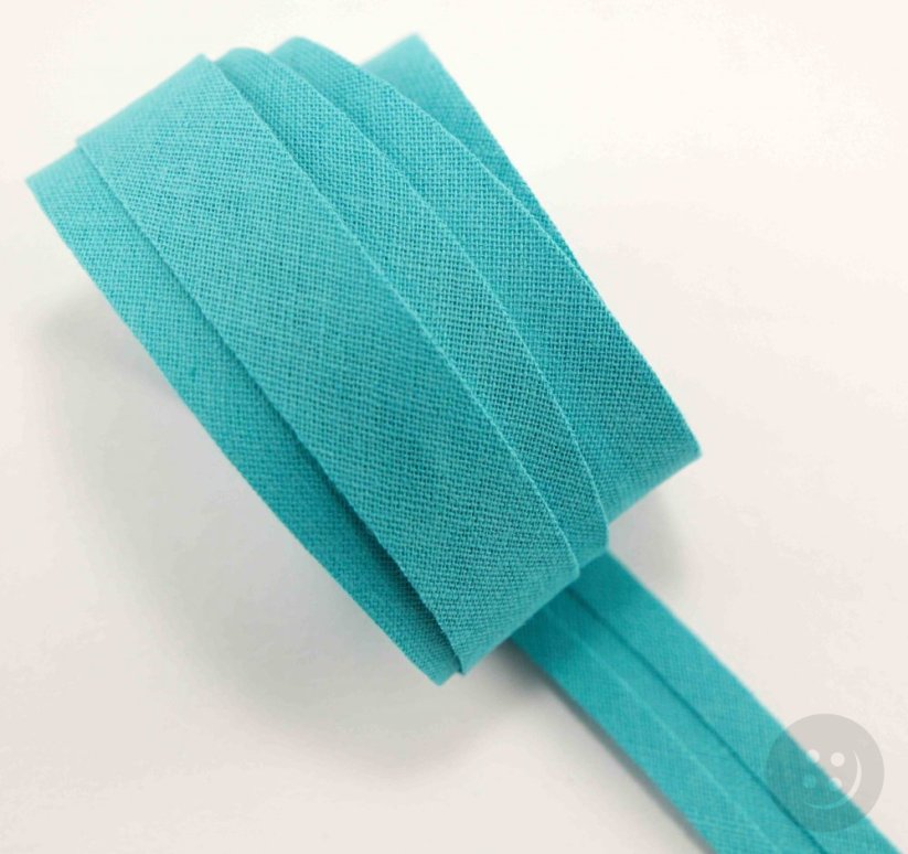 Cotton bias binding - width 1,4 cm - Colors of bias bindings: chocolate