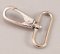 Swivel hook - silver - pulling hole width 4 cm