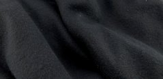 Fleece hladký - černá - šíře 150 cm
