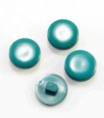 Shank button - green - diameter 1,4 cm