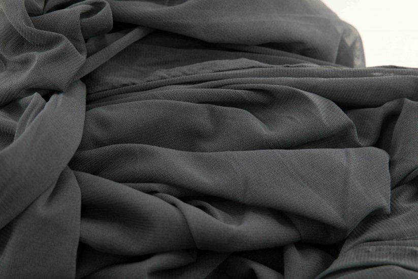 Dark gray flexible knit lining