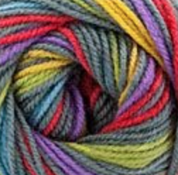 Yarn Lolipop - gray red yellow green 81959