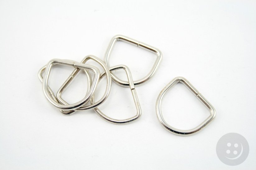 D-Ring  - silber - Duchmesser 2 cm