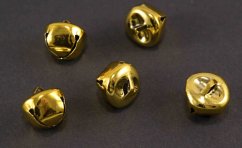 Rolnička - zlatá - 0,8 cm x 1 cm